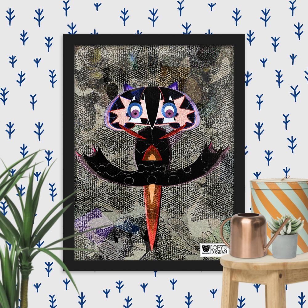 【フレーム付き】強化マットポスター・荒野のシュワッピー【CA010-FP032】