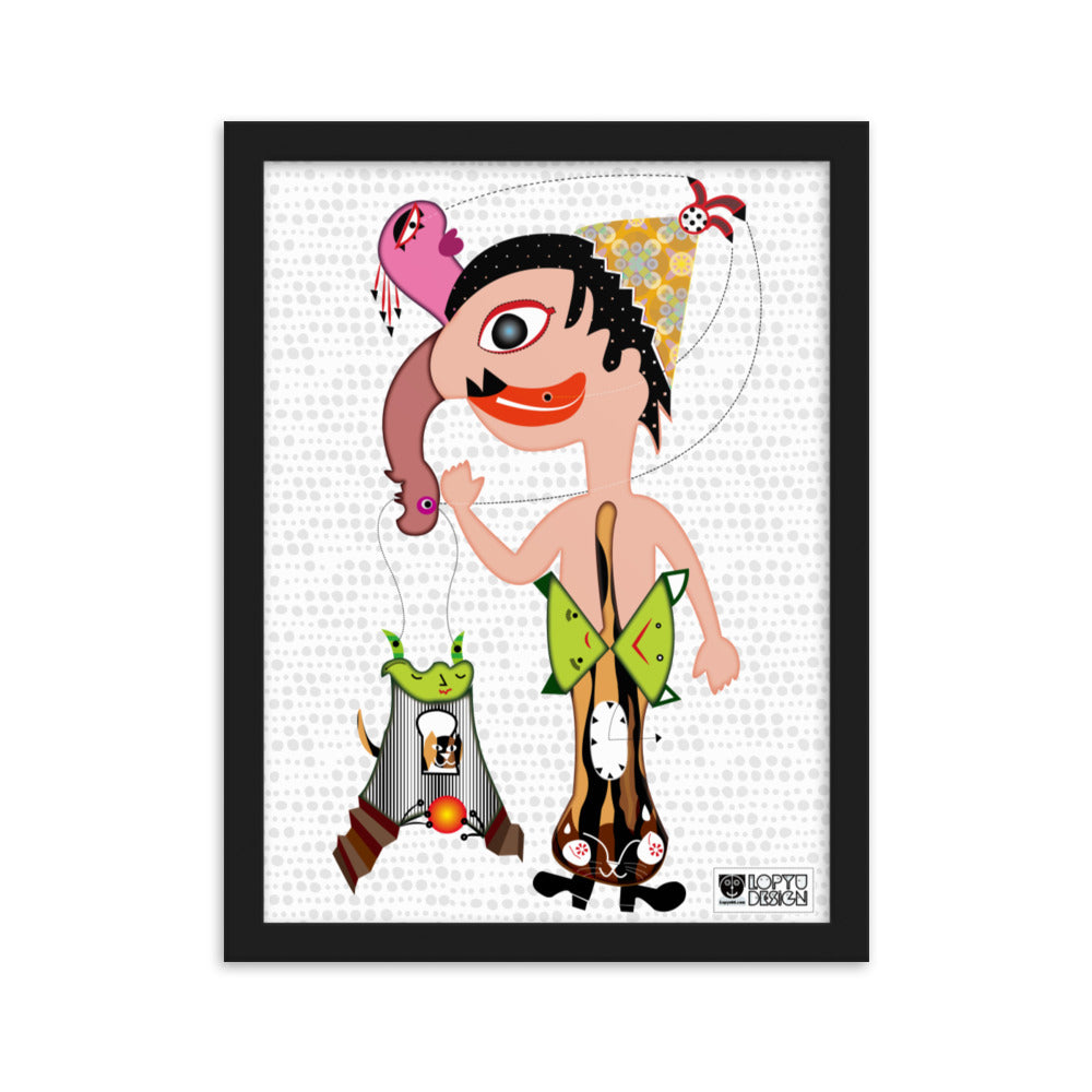 【フレーム付き】強化マットポスター・はなたらし【IL004- FP017】