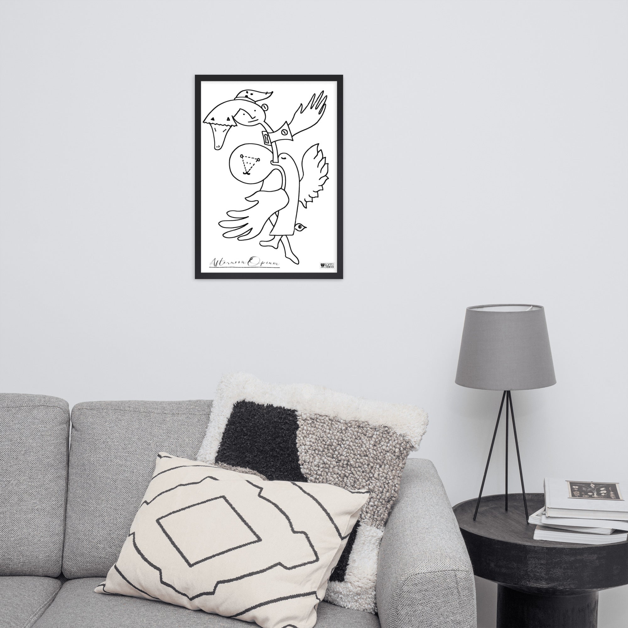 【フレーム付き】強化マットポスター・「アフタヌーンオピウム」No118【AO118-FP042】