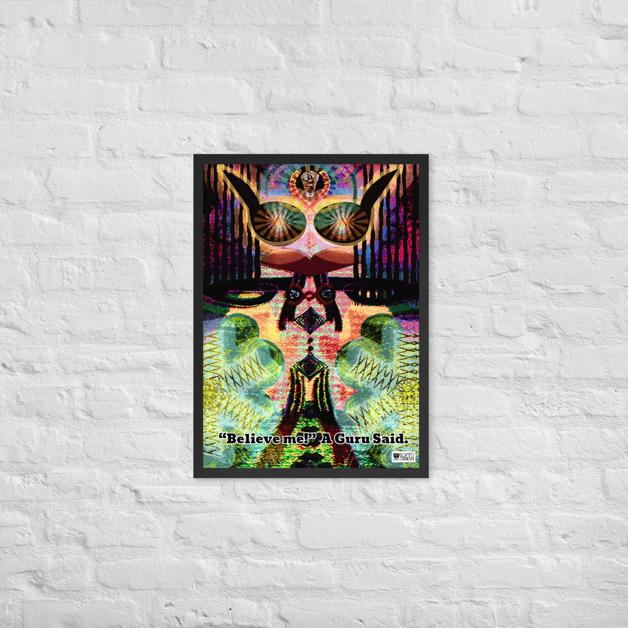 【フレーム付き】強化マットポスター・ボカン「Believe me」【CA076-FP044】
