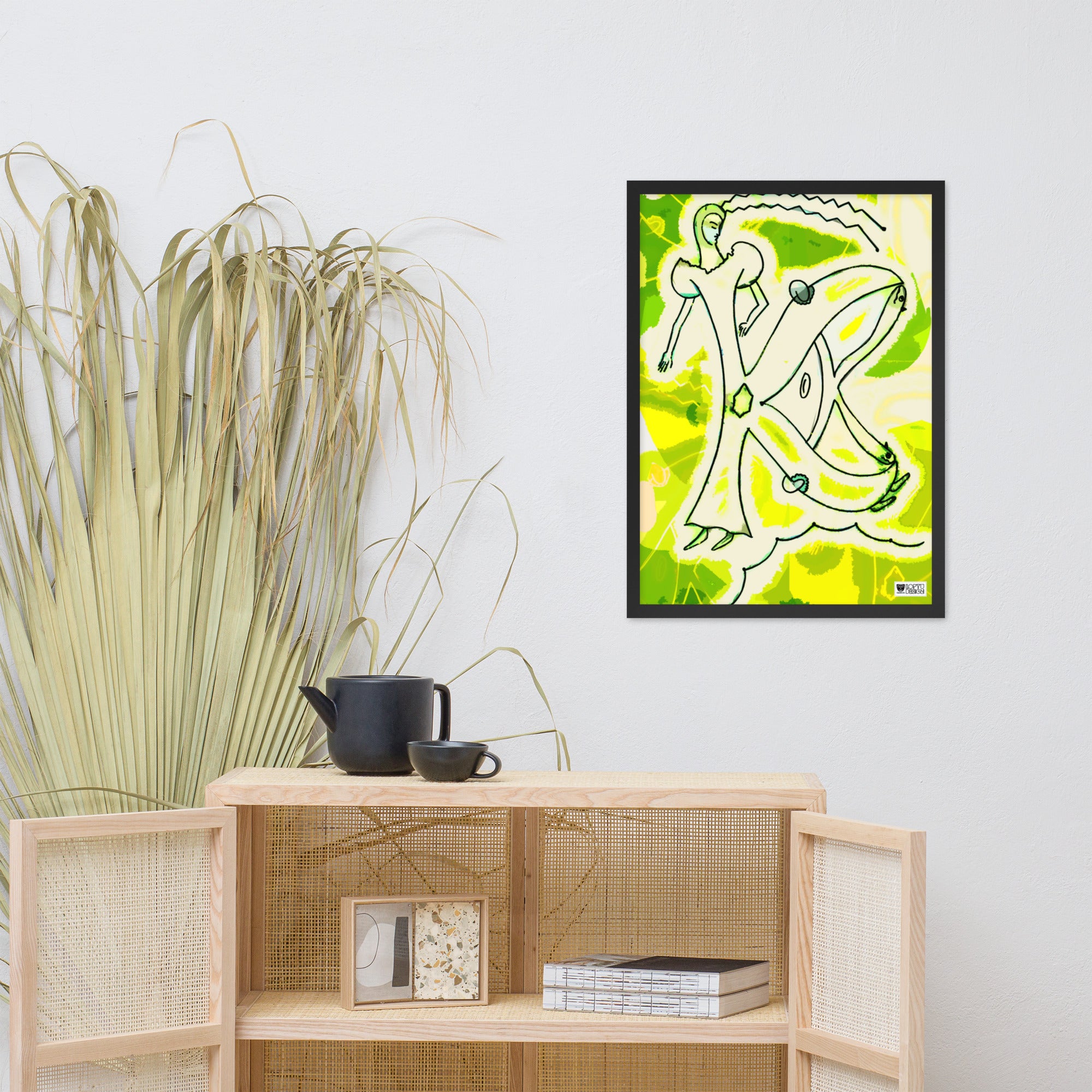 【フレーム付き】強化マットポスター・「アフタヌーンオピウム」No300【AO300-FP052】