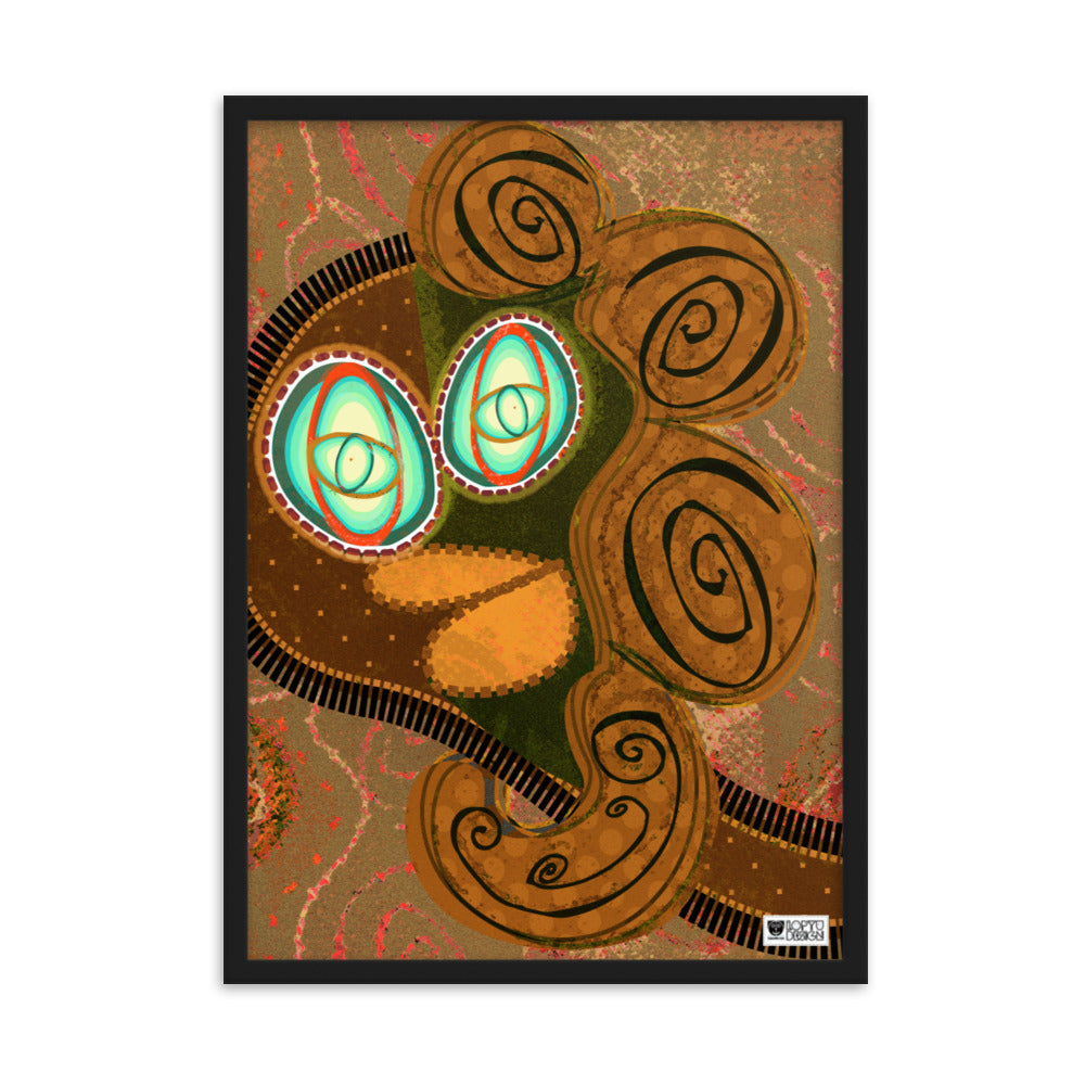 【フレーム付き】強化マットポスター・土着ラメコ【CA002-FP030】