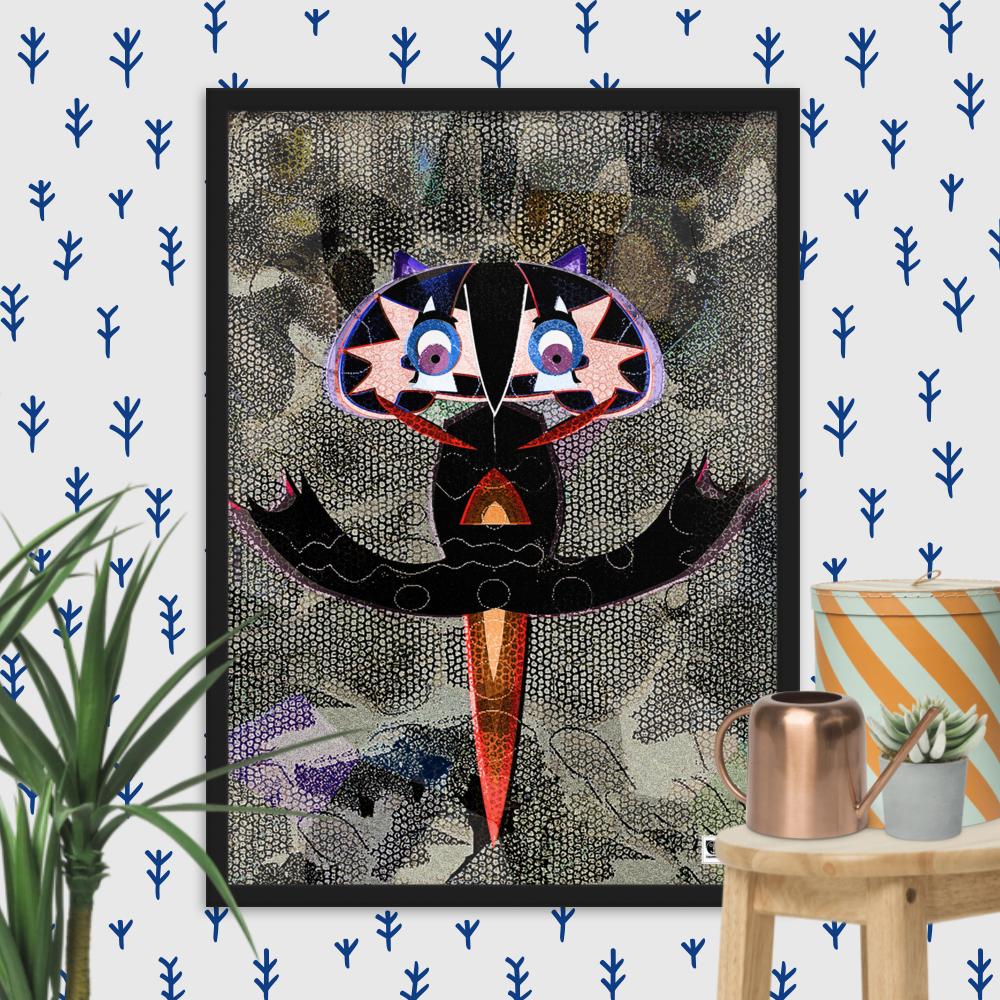 【フレーム付き】強化マットポスター・荒野のシュワッピー【CA010-FP032】