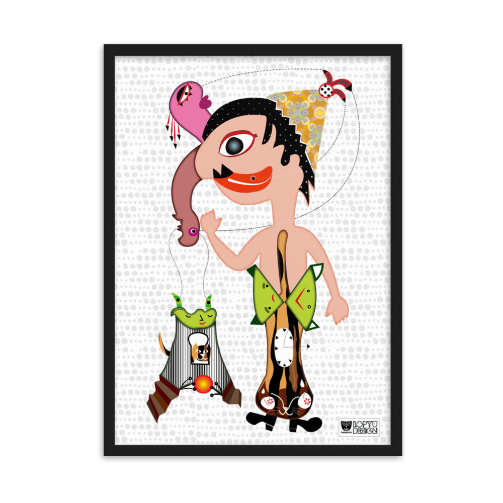 【フレーム付き】強化マットポスター・はなたらし【IL004- FP017】