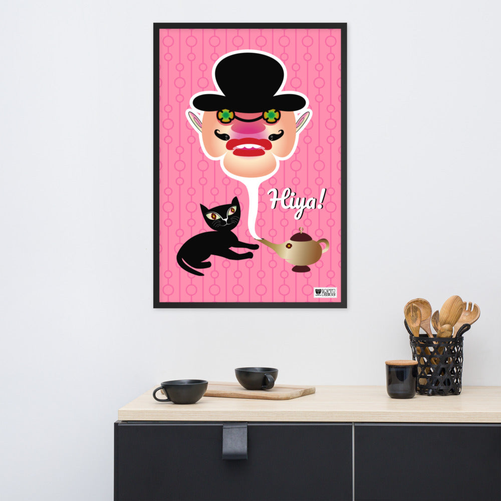 【フレーム付き】強化マットポスター・ディランと魔法のランプ【CA072-FP037】