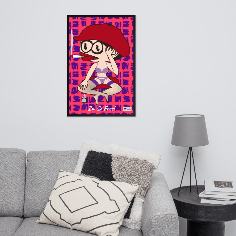 【フレーム付き】強化マットポスター・アネゴッティ【CA030-FP039】