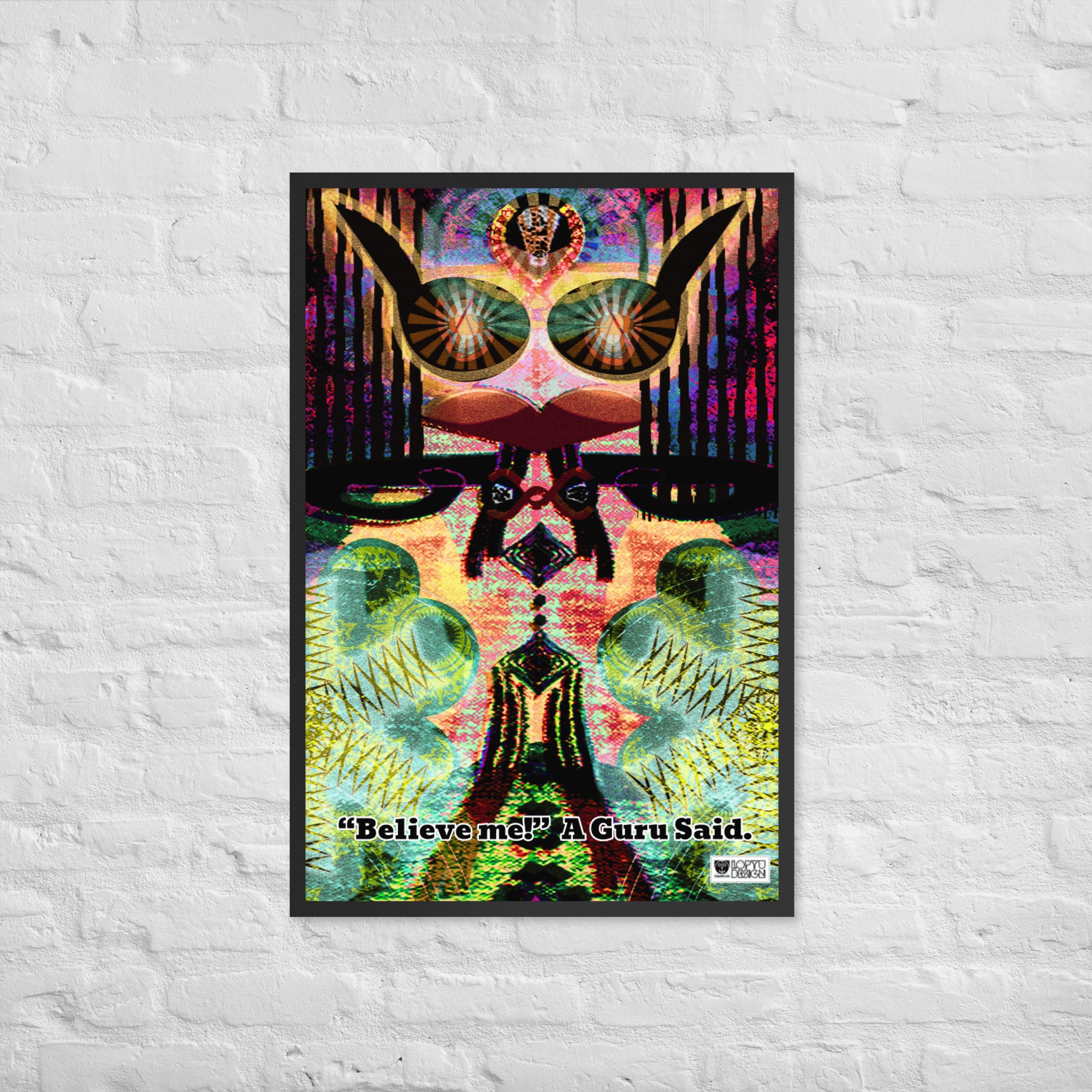 【フレーム付き】強化マットポスター・ボカン「Believe me」【CA076-FP044】