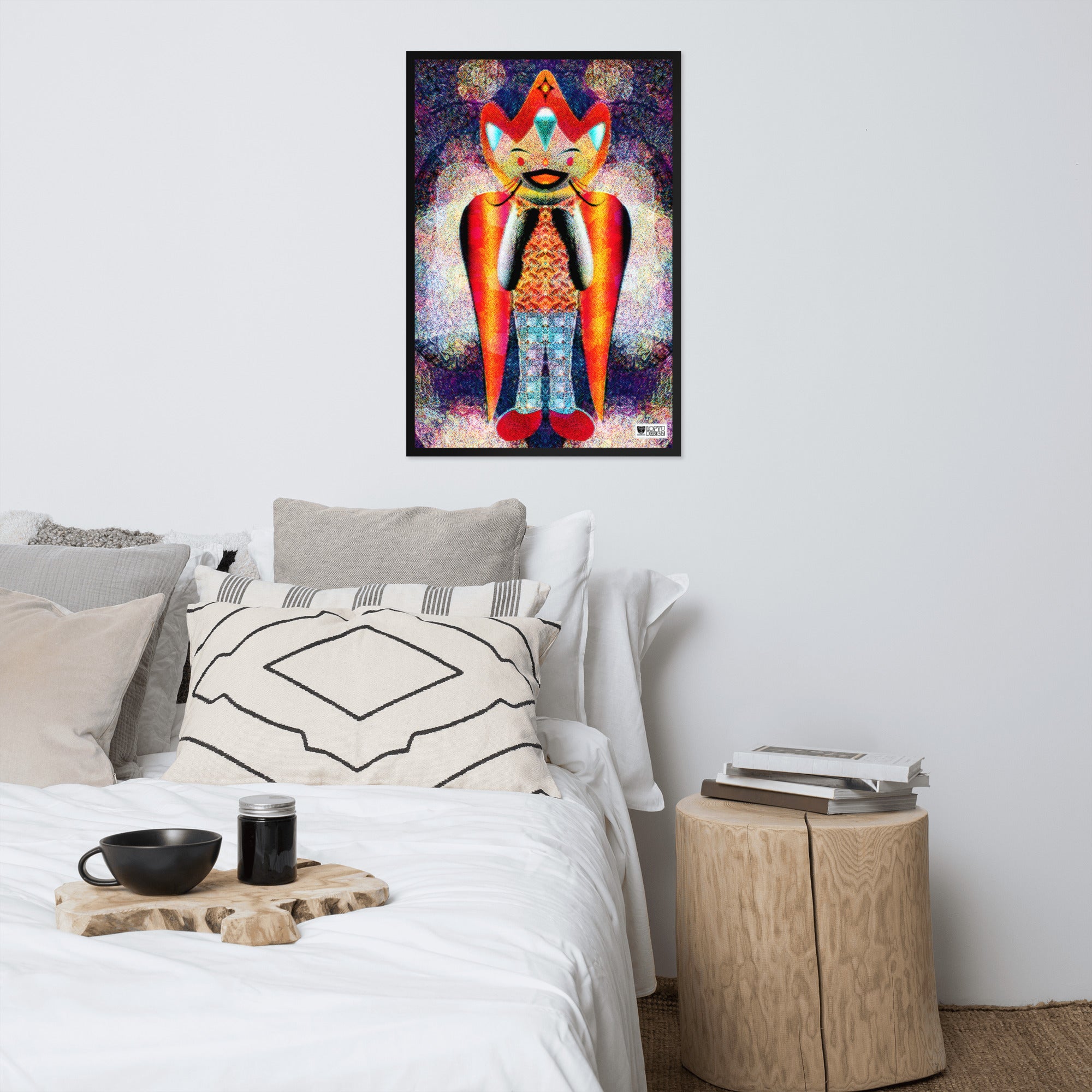 【フレーム付き】強化マットポスター・「弥勒ボーイ」【IL013-FP049】