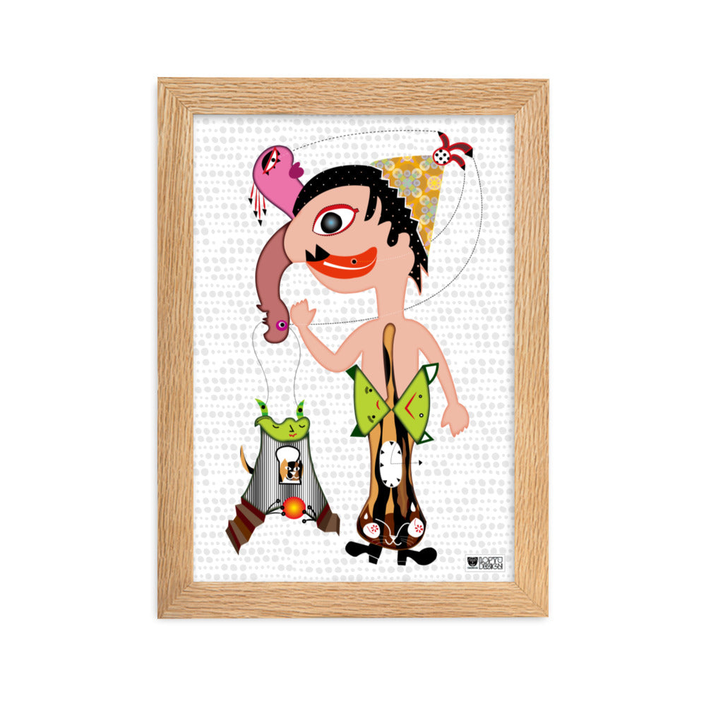 【フレーム付き】強化マットポスター・はなたらし【IL004- FP017】