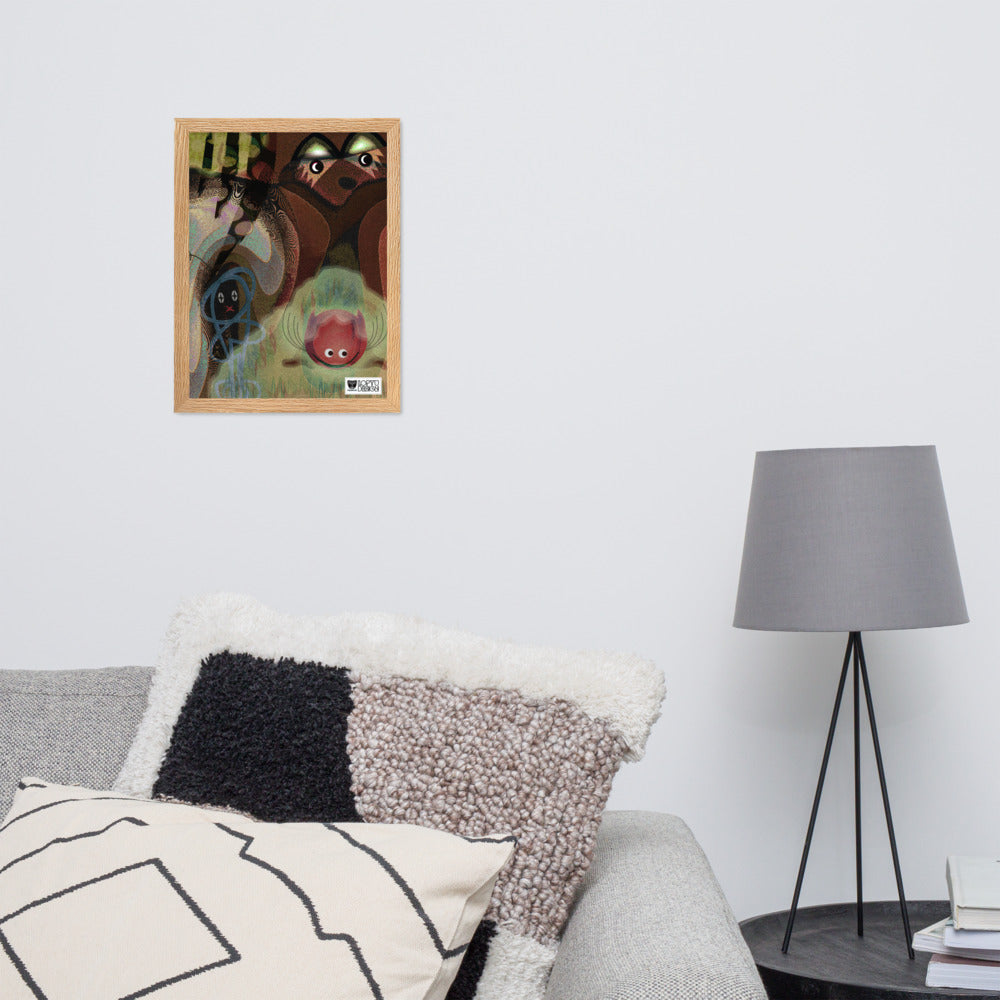 【フレーム付き】強化マットポスター・LANDーEXーAPE「Born to Be Wise」【LA003-FP022】