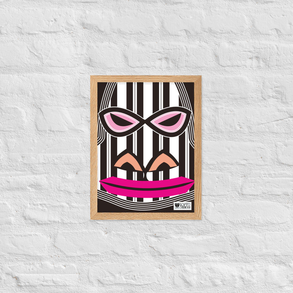 【フレーム付き】強化マットポスター・ゴリラダダ【CA031-FP026】