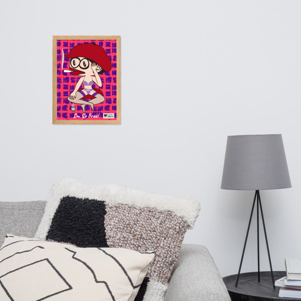 【フレーム付き】強化マットポスター・アネゴッティ【CA030-FP039】