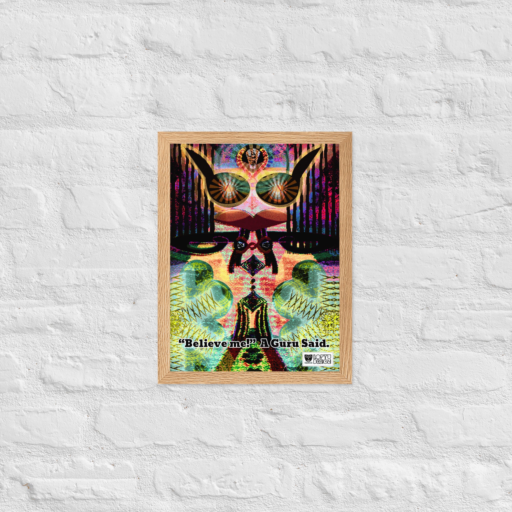 【フレーム付き】強化マットポスター・ボカン「Believe me」【CA076-FP044】