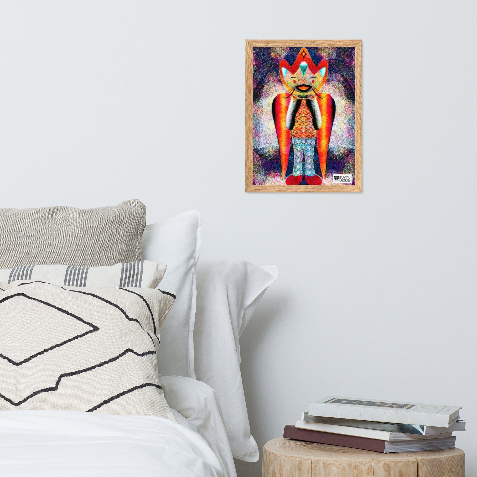 【フレーム付き】強化マットポスター・「弥勒ボーイ」【IL013-FP049】