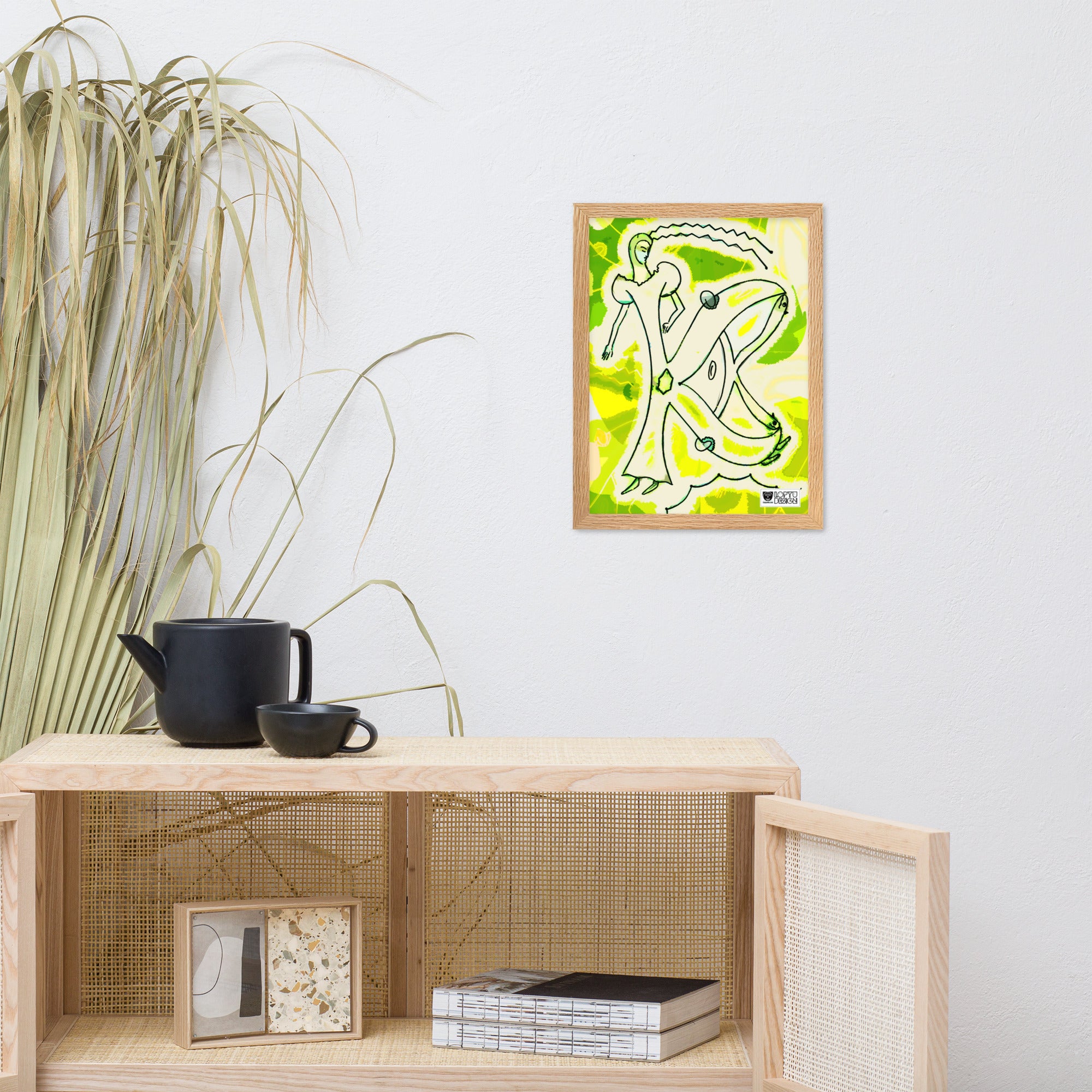 【フレーム付き】強化マットポスター・「アフタヌーンオピウム」No300【AO300-FP052】