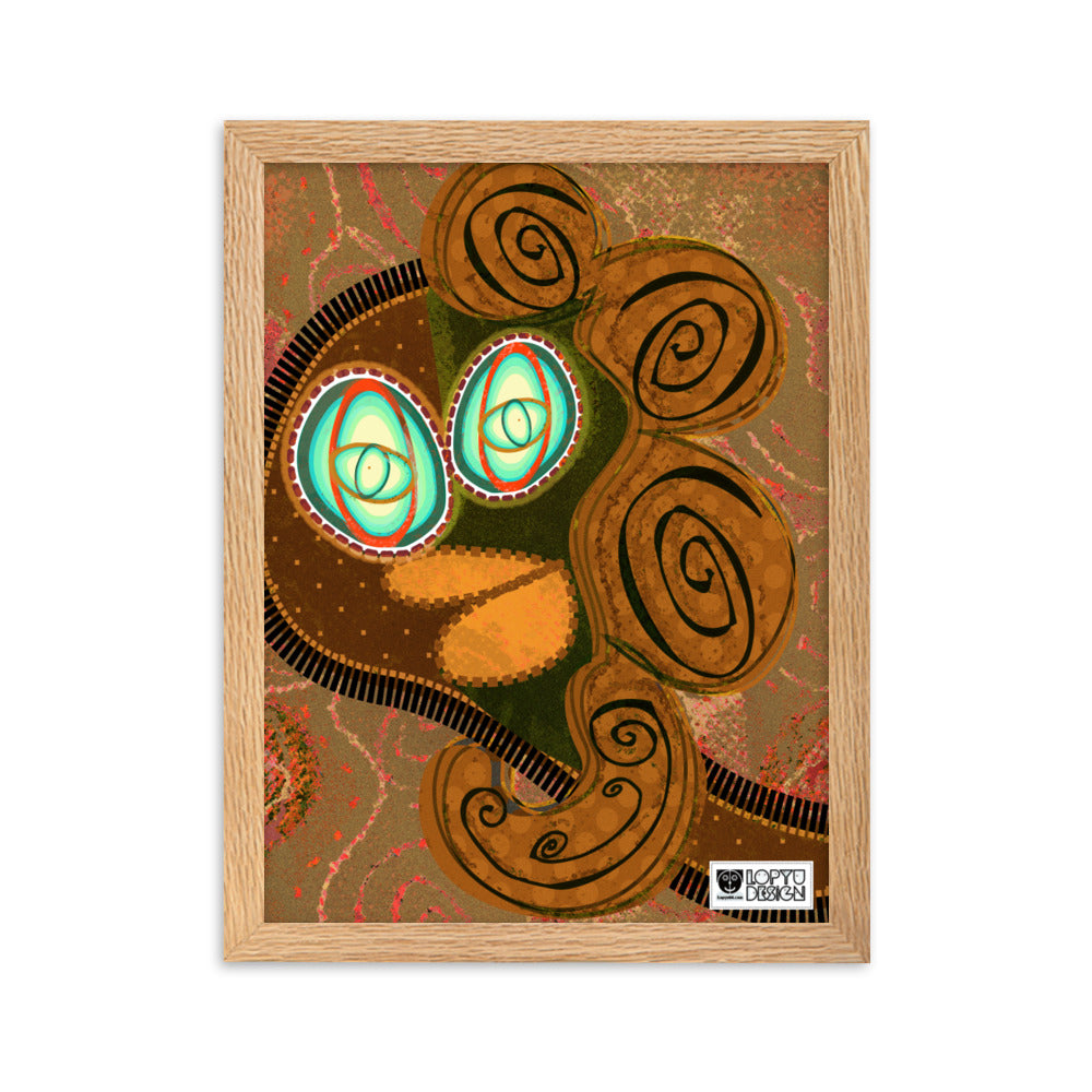 【フレーム付き】強化マットポスター・土着ラメコ【CA002-FP030】