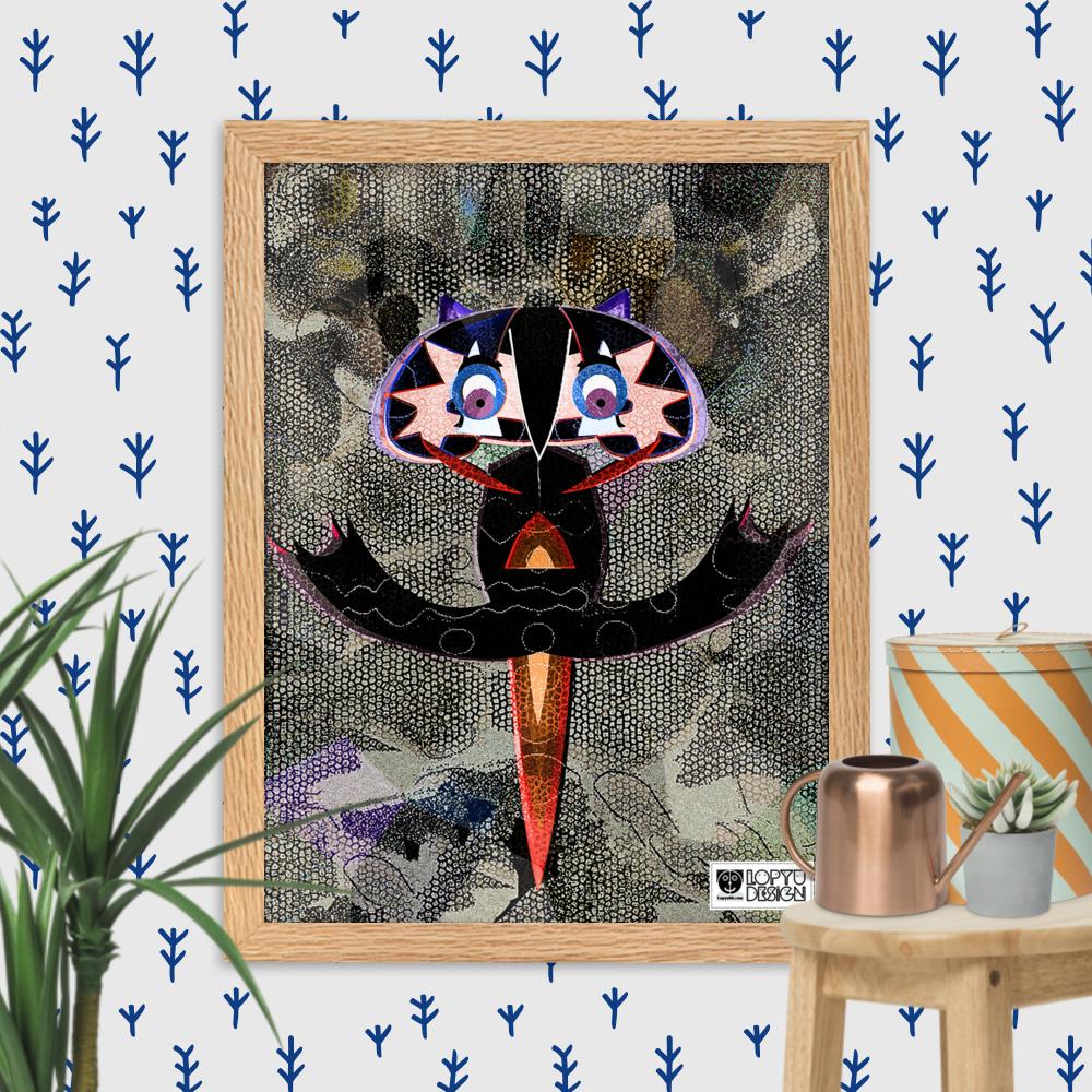 【フレーム付き】強化マットポスター・荒野のシュワッピー【CA010-FP032】