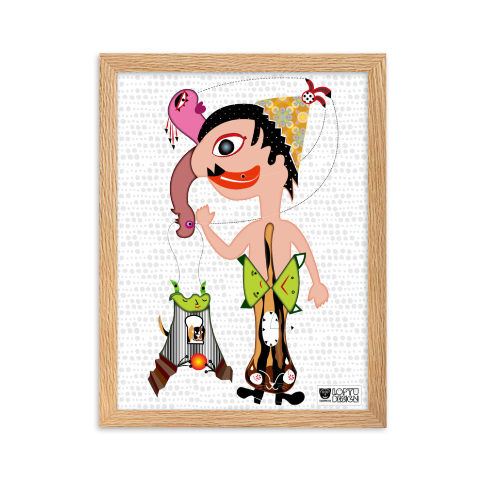 【フレーム付き】強化マットポスター・はなたらし【IL004- FP017】