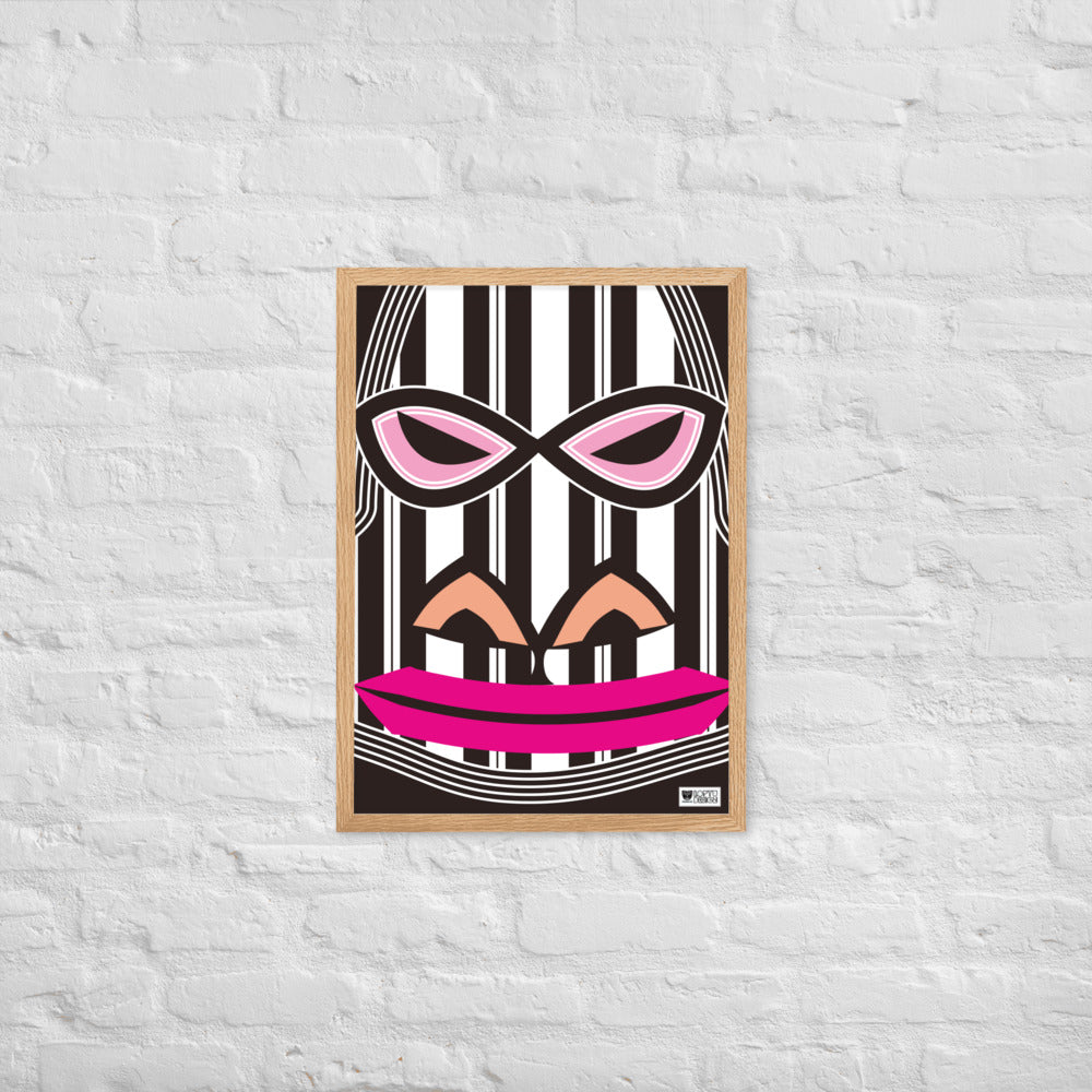 【フレーム付き】強化マットポスター・ゴリラダダ【CA031-FP026】