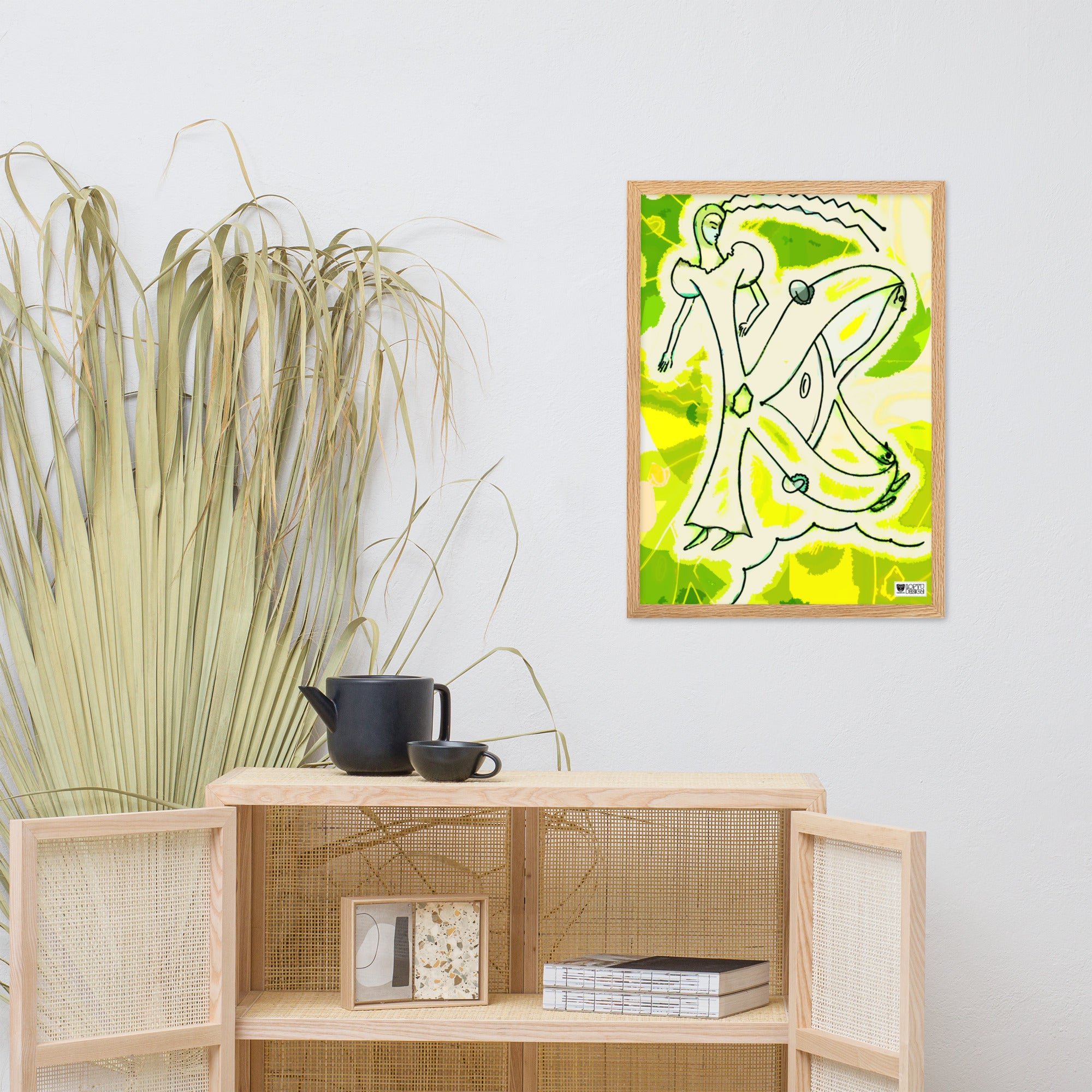 【フレーム付き】強化マットポスター・「アフタヌーンオピウム」No300【AO300-FP052】