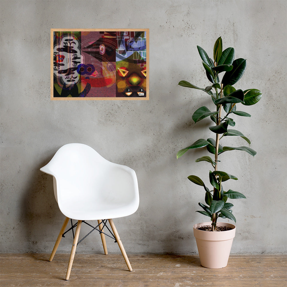 【フレーム付き】強化マットポスター・LANDーEXーAPE「ミトラス」【LA002-FP023】