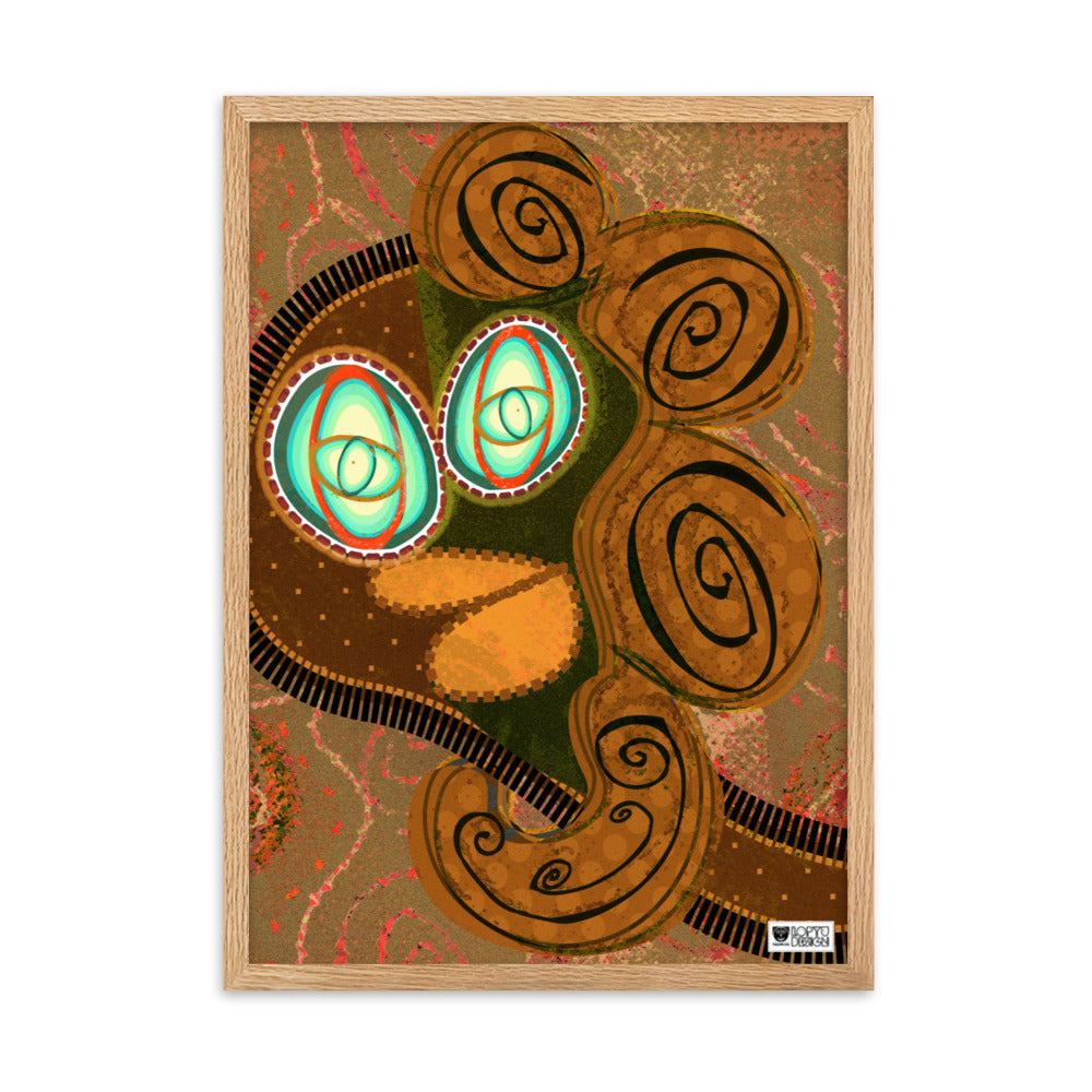 【フレーム付き】強化マットポスター・土着ラメコ【CA002-FP030】