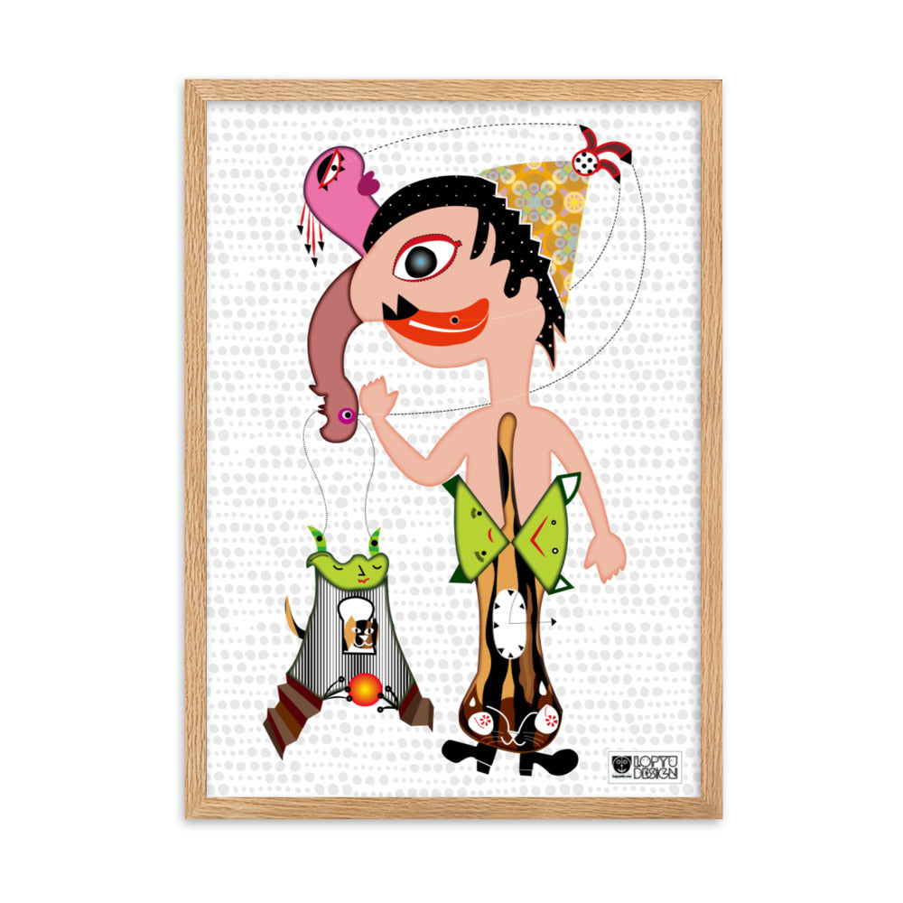 【フレーム付き】強化マットポスター・はなたらし【IL004- FP017】