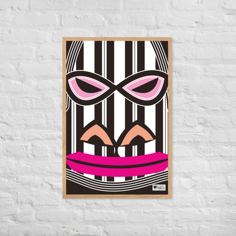 【フレーム付き】強化マットポスター・ゴリラダダ【CA031-FP026】