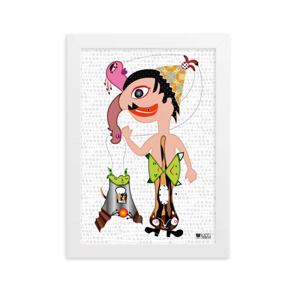 【フレーム付き】強化マットポスター・はなたらし【IL004- FP017】