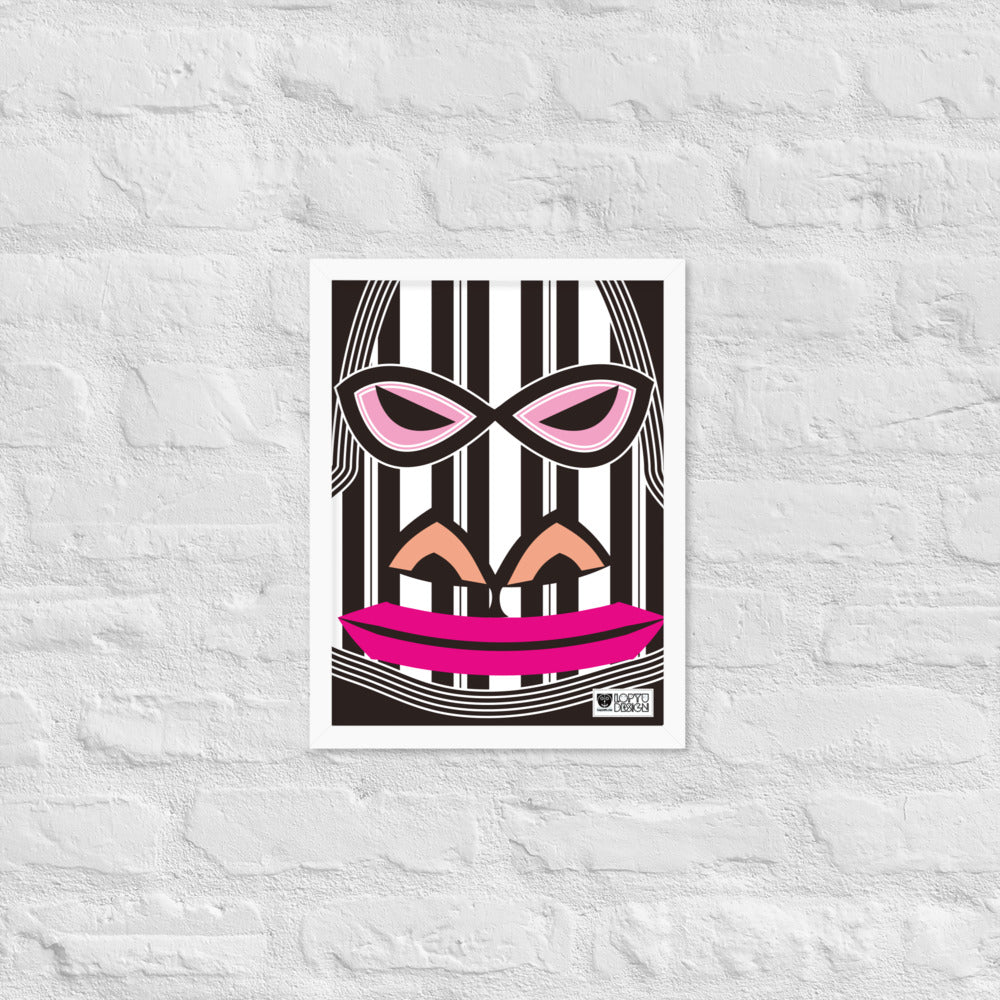 【フレーム付き】強化マットポスター・ゴリラダダ【CA031-FP026】