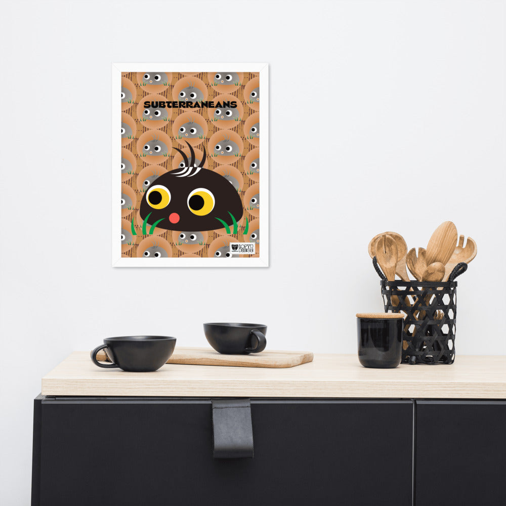 【フレーム付き】強化マットポスター・マティアーモ「Subterranean」【LD007-FP030】