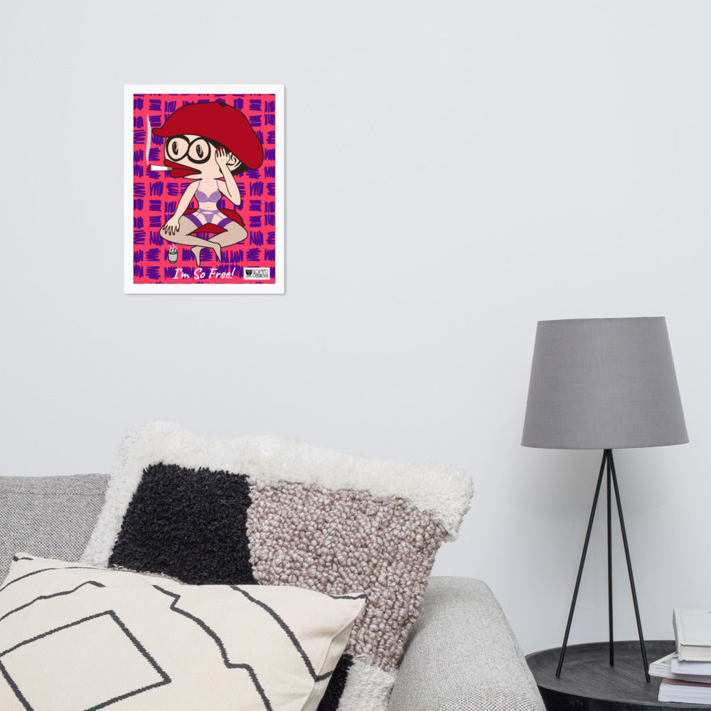 【フレーム付き】強化マットポスター・アネゴッティ【CA030-FP039】