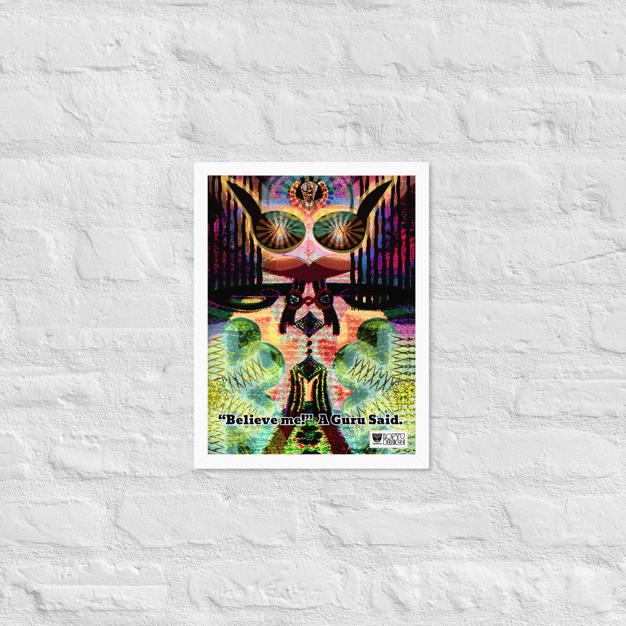 【フレーム付き】強化マットポスター・ボカン「Believe me」【CA076-FP044】