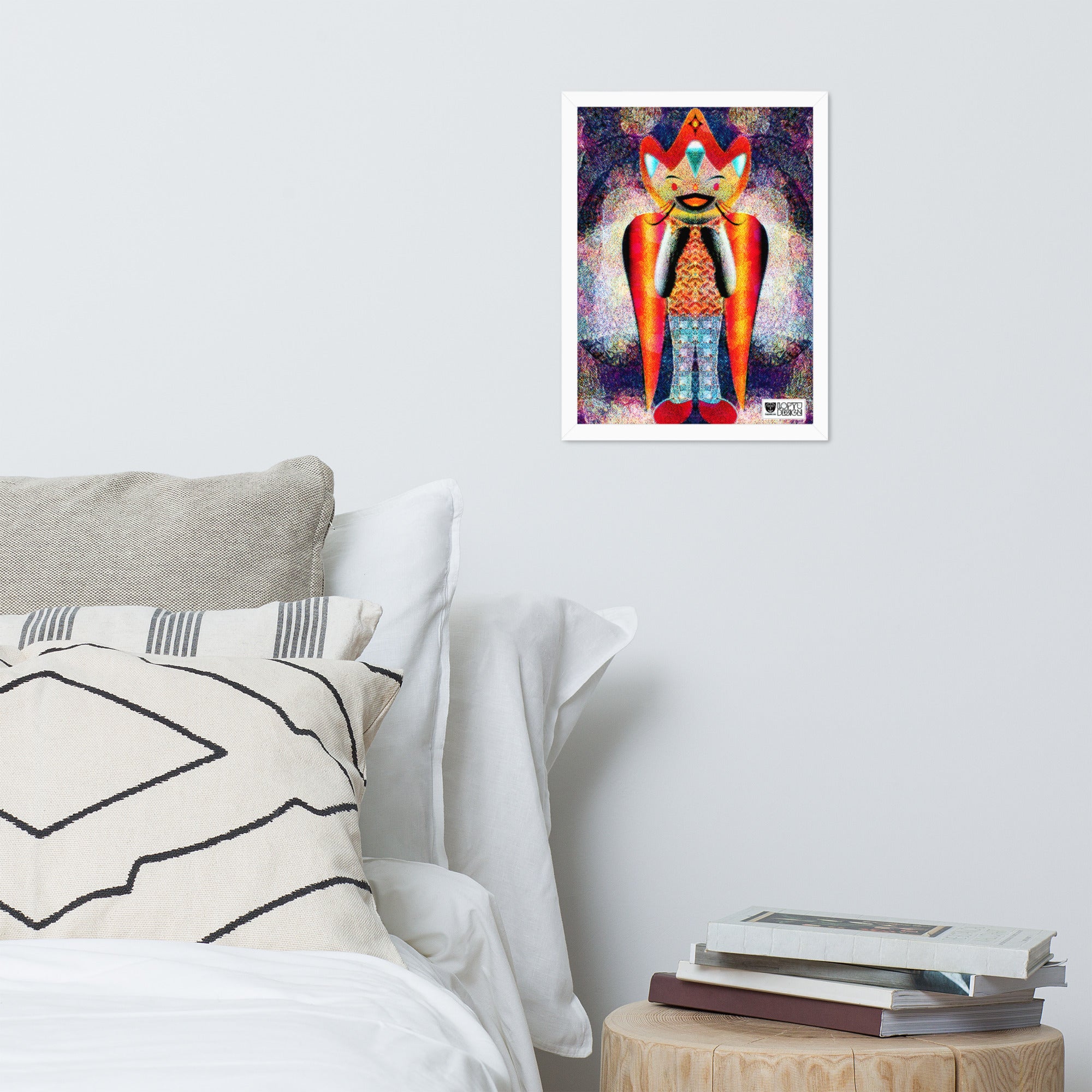 【フレーム付き】強化マットポスター・「弥勒ボーイ」【IL013-FP049】