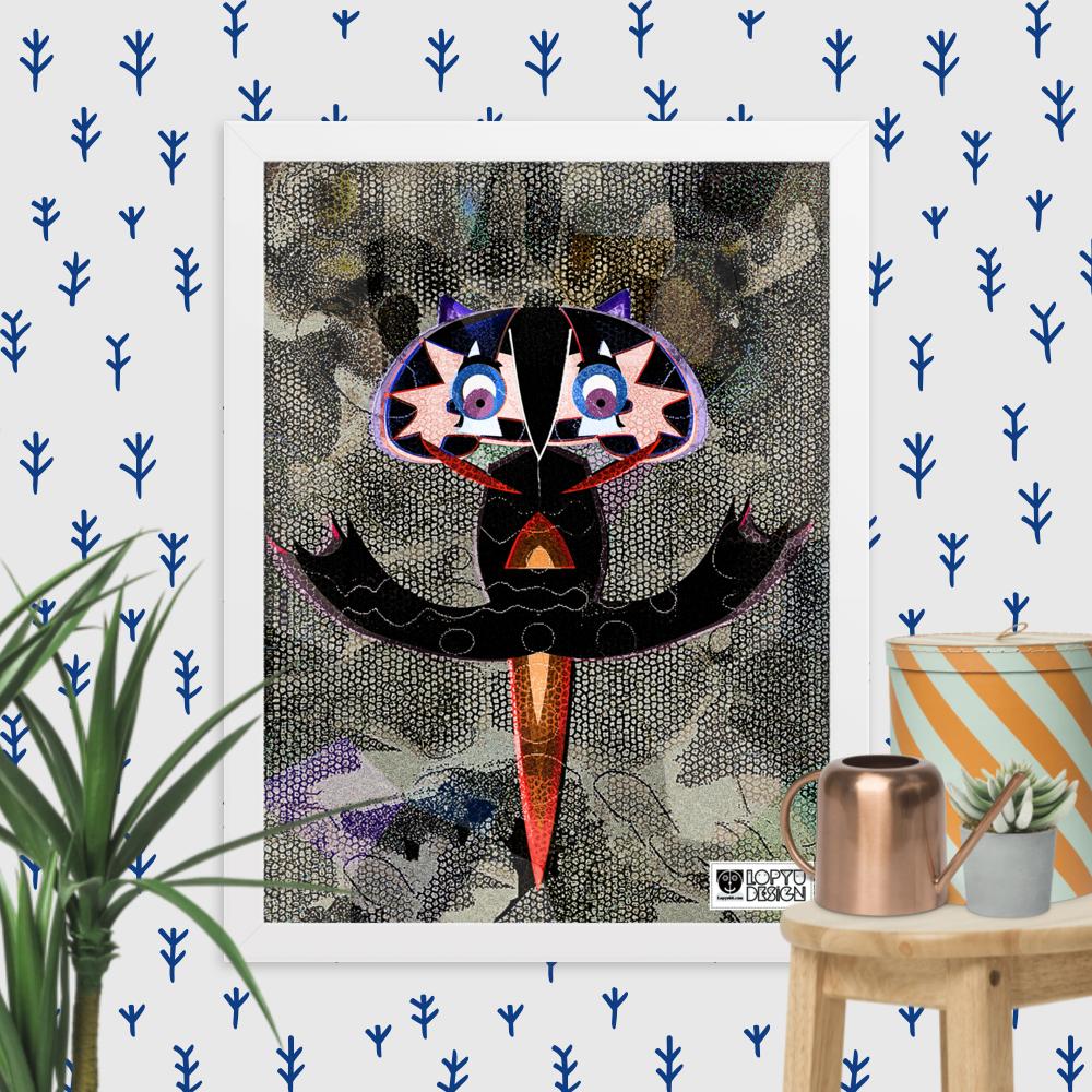 【フレーム付き】強化マットポスター・荒野のシュワッピー【CA010-FP032】