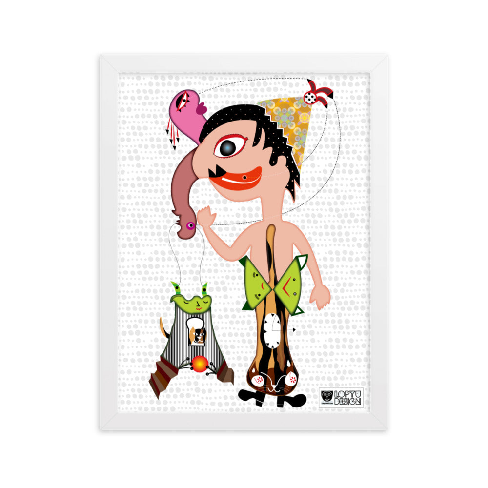 【フレーム付き】強化マットポスター・はなたらし【IL004- FP017】