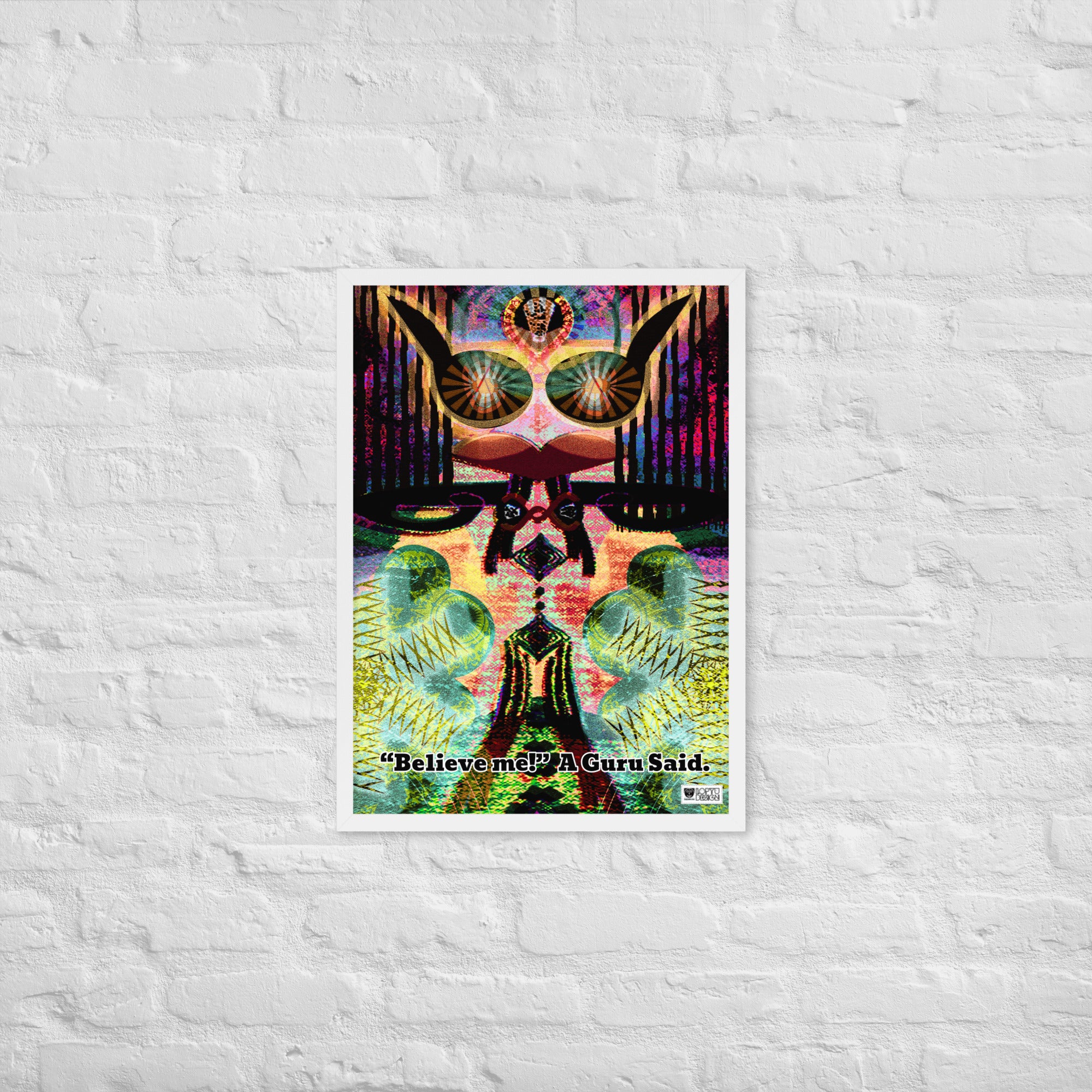 【フレーム付き】強化マットポスター・ボカン「Believe me」【CA076-FP044】