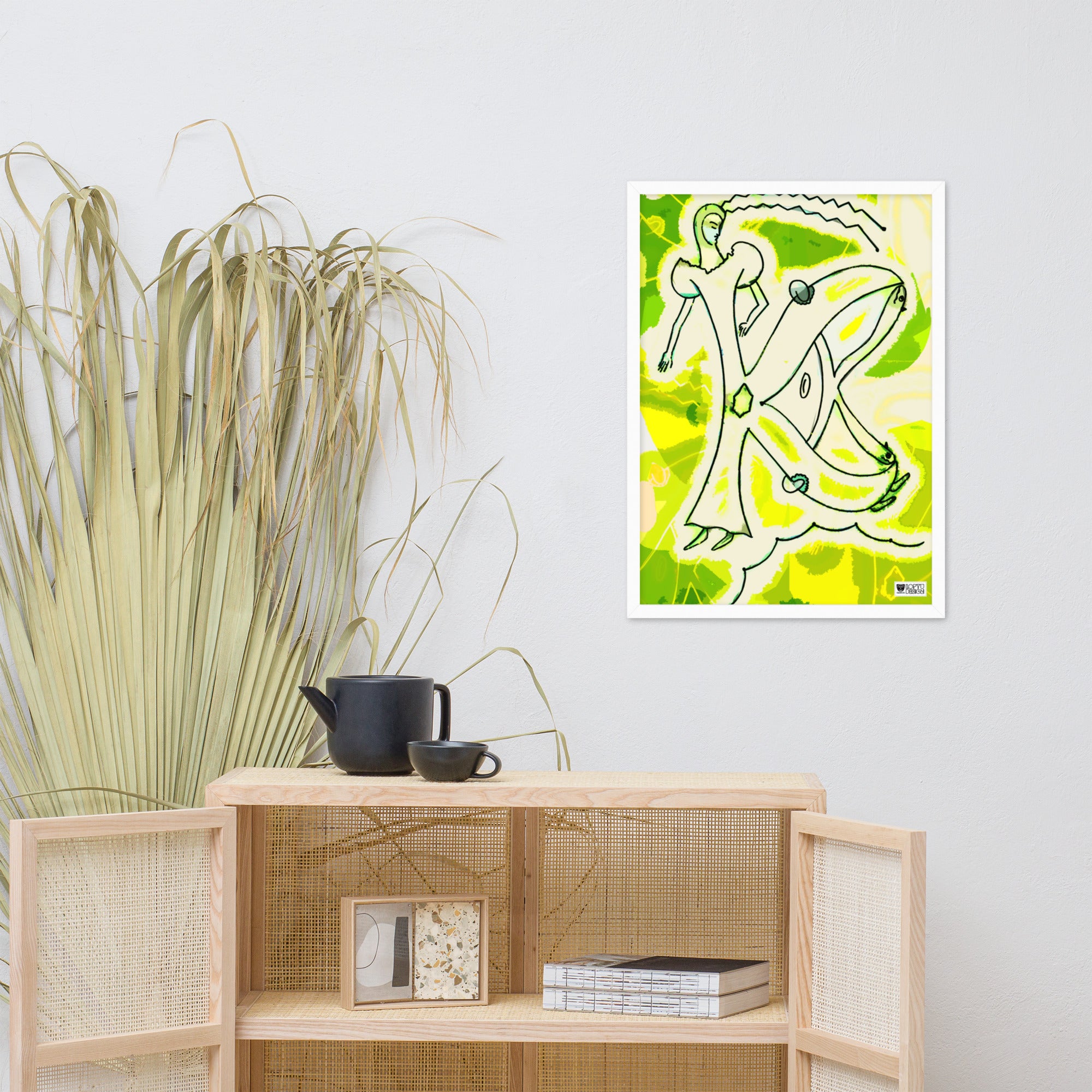 【フレーム付き】強化マットポスター・「アフタヌーンオピウム」No300【AO300-FP052】