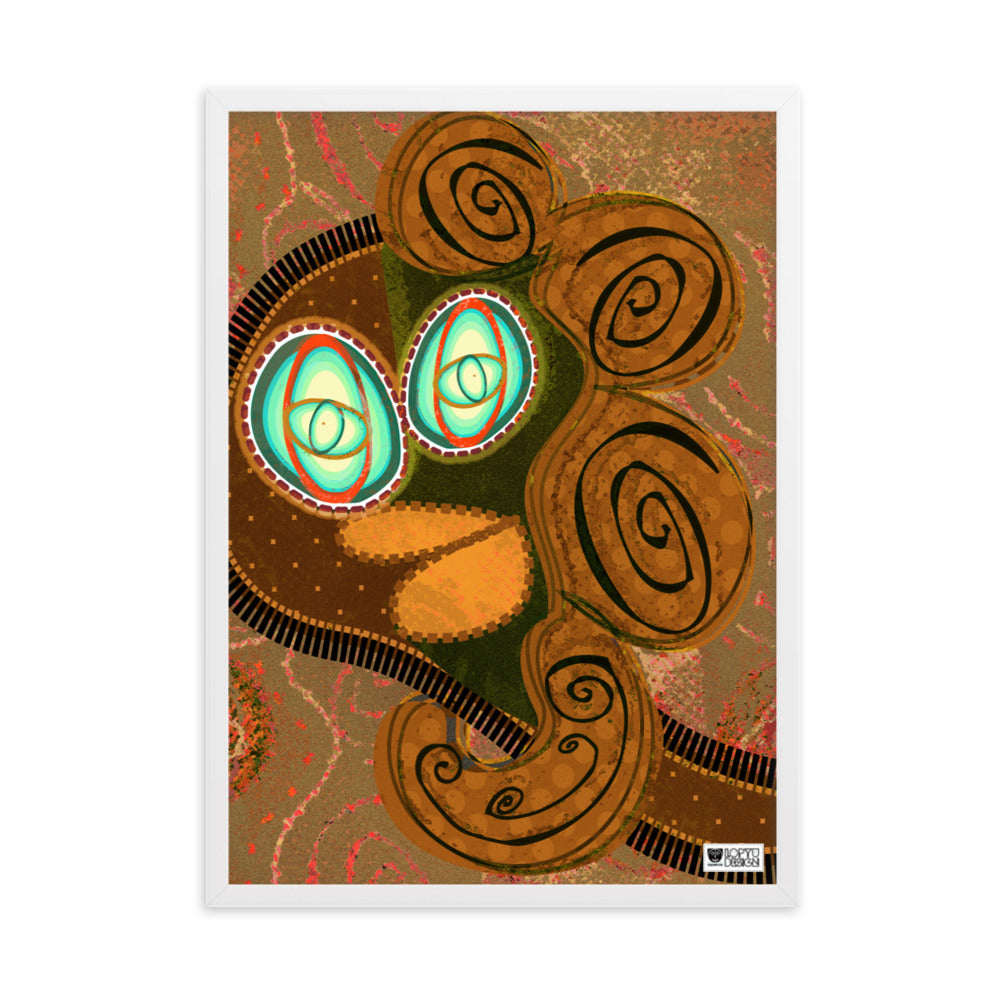 【フレーム付き】強化マットポスター・土着ラメコ【CA002-FP030】