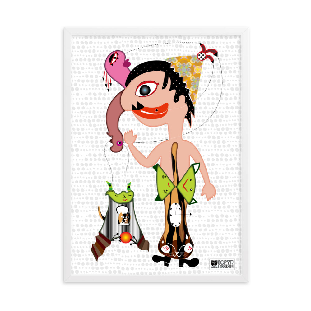 【フレーム付き】強化マットポスター・はなたらし【IL004- FP017】