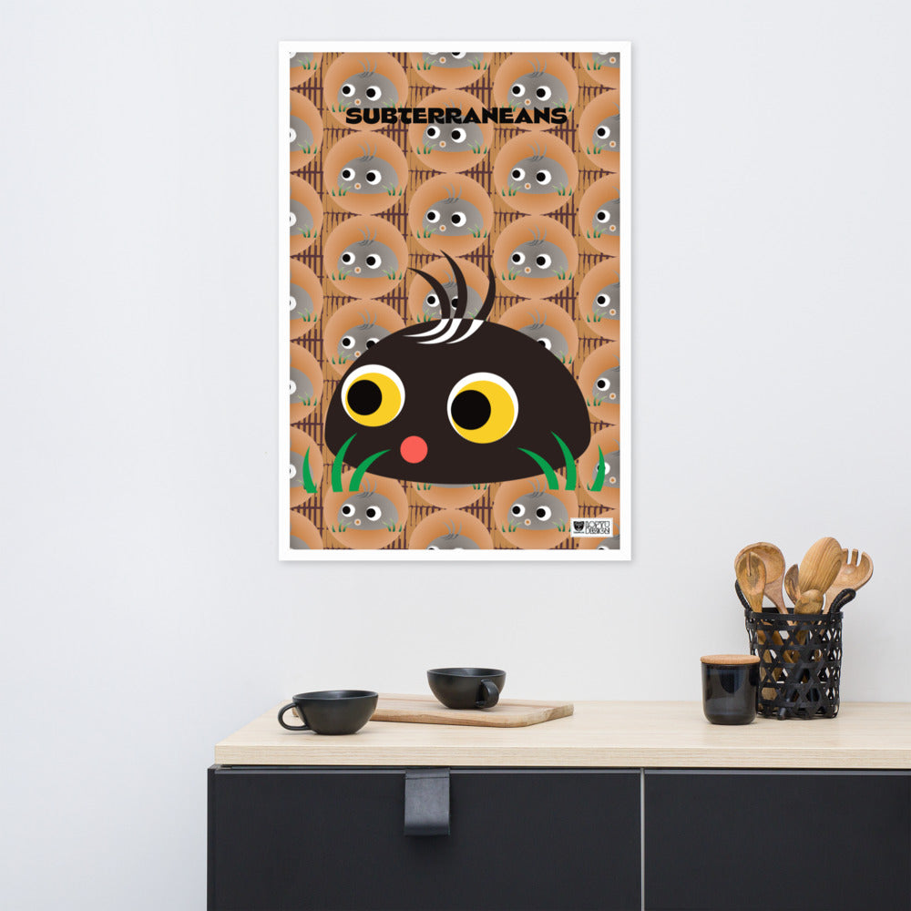 【フレーム付き】強化マットポスター・マティアーモ「Subterranean」【LD007-FP030】