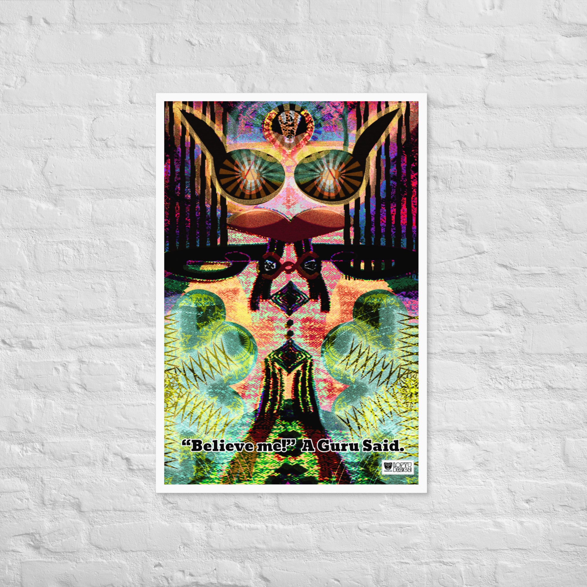 【フレーム付き】強化マットポスター・ボカン「Believe me」【CA076-FP044】