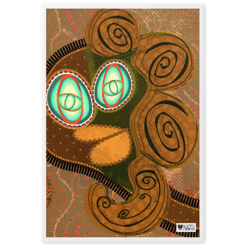 【フレーム付き】強化マットポスター・土着ラメコ【CA002-FP030】