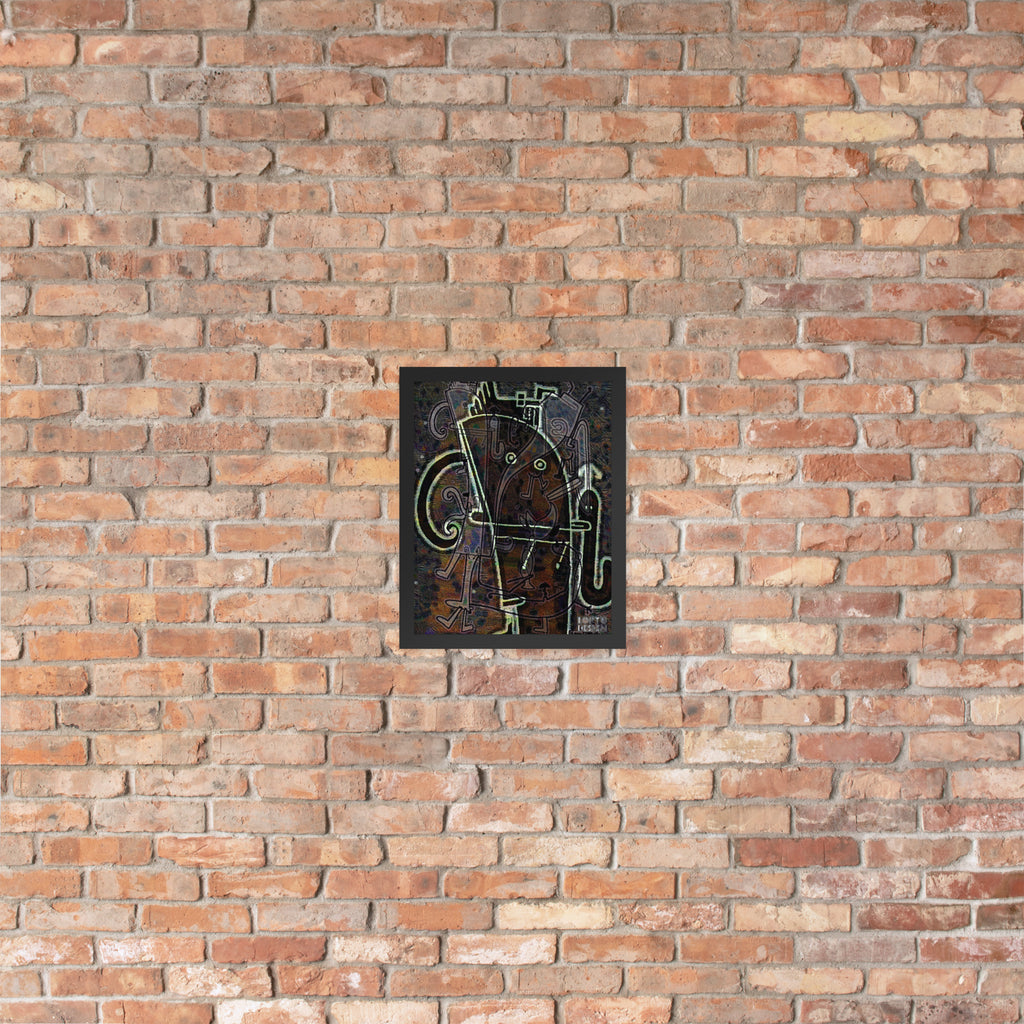 【フレーム付き】強化マットポスター・「アフタヌーンオピウム」No 164 REMIX【AO164-FP053】