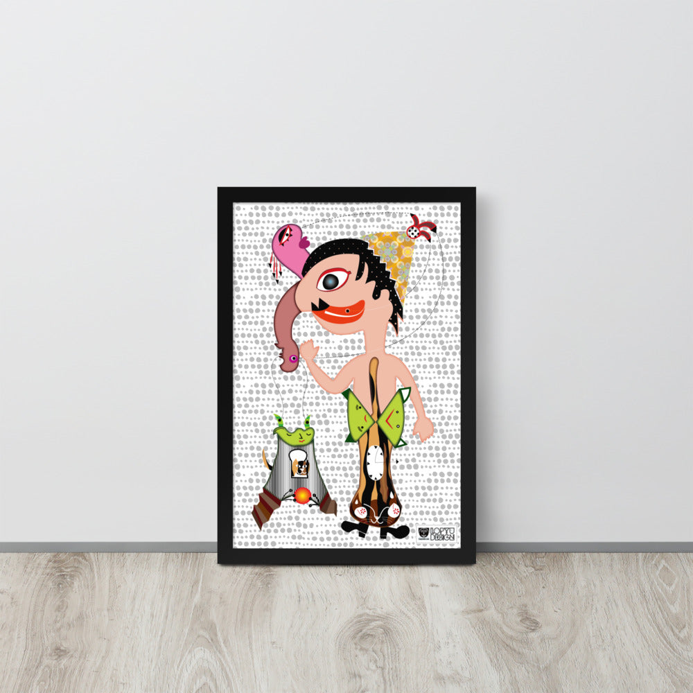 【フレーム付き】強化マットポスター・はなたらし【IL004- FP017】