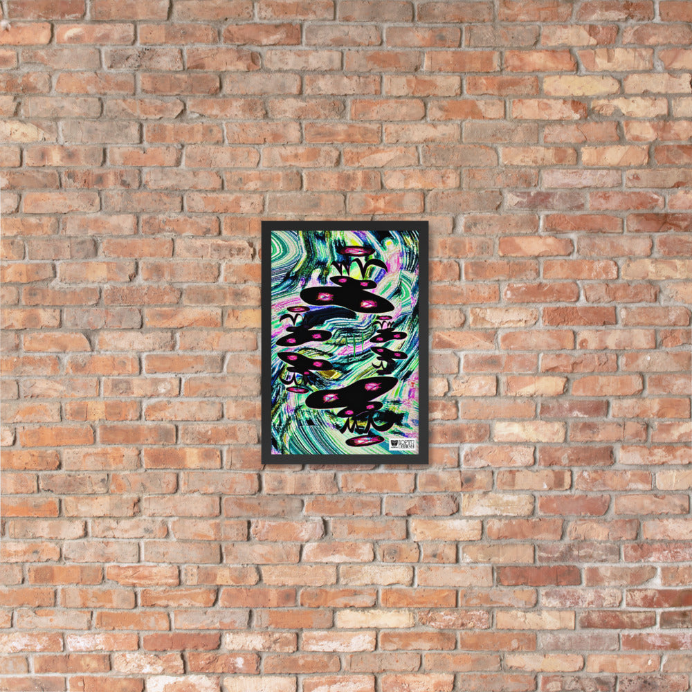 【フレーム付き】強化マットポスター・気流のダダ【CA011-FP014】