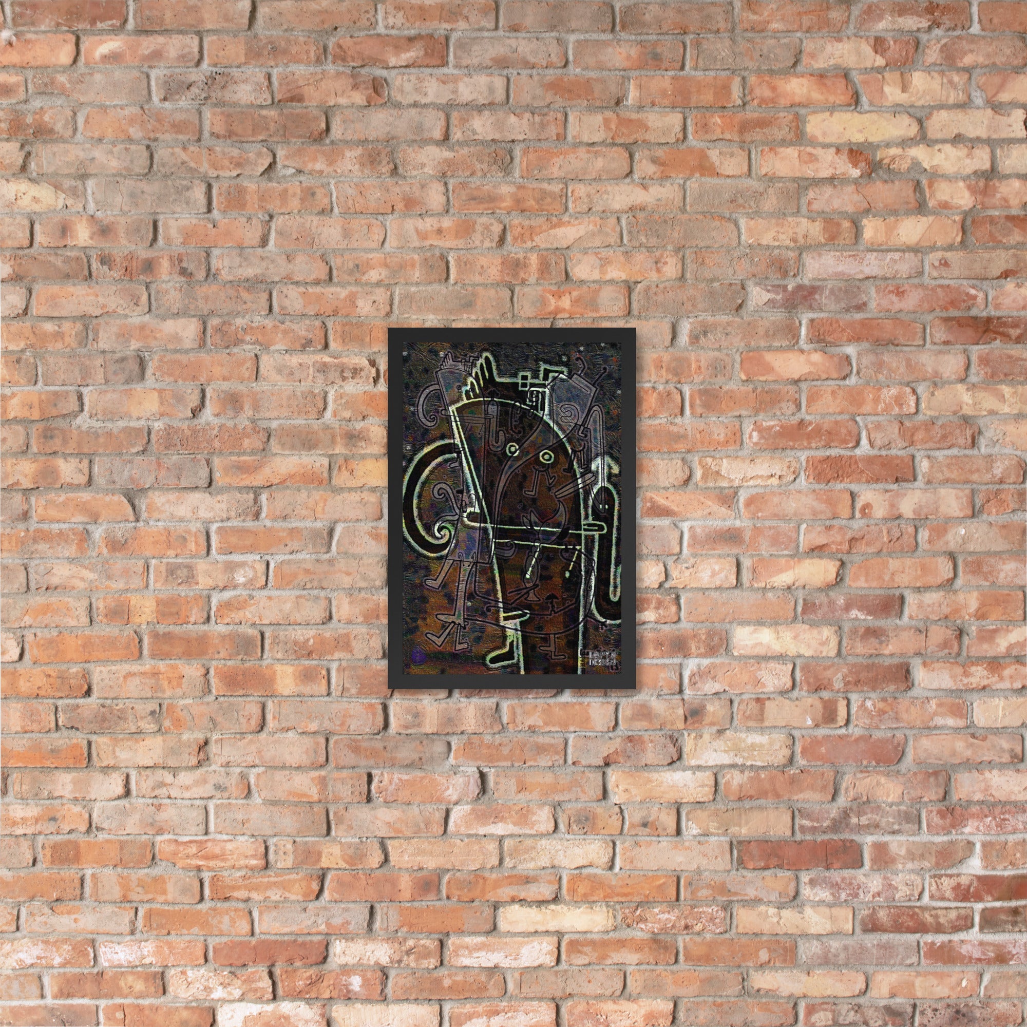 【フレーム付き】強化マットポスター・「アフタヌーンオピウム」No 164 REMIX【AO164-FP053】