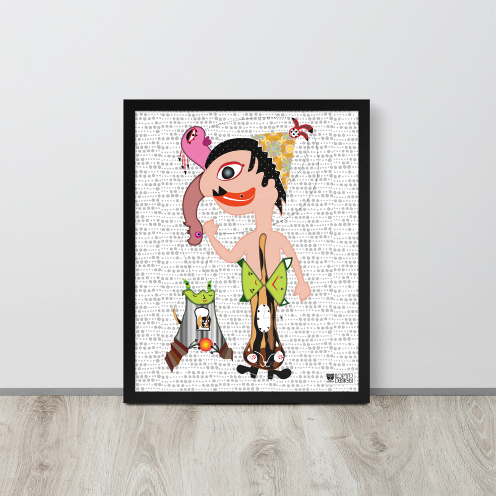 【フレーム付き】強化マットポスター・はなたらし【IL004- FP017】