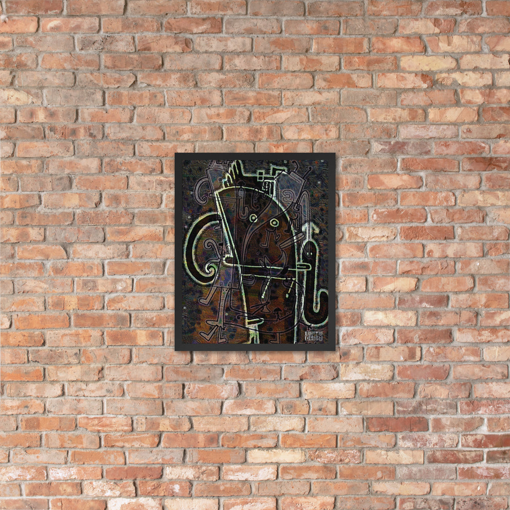 【フレーム付き】強化マットポスター・「アフタヌーンオピウム」No 164 REMIX【AO164-FP053】