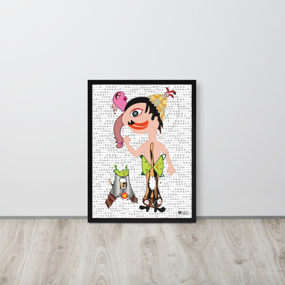 【フレーム付き】強化マットポスター・はなたらし【IL004- FP017】